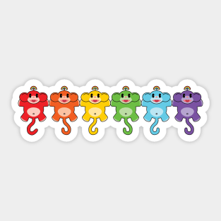 Everyone's Made Of A Big Rainbow Sticker